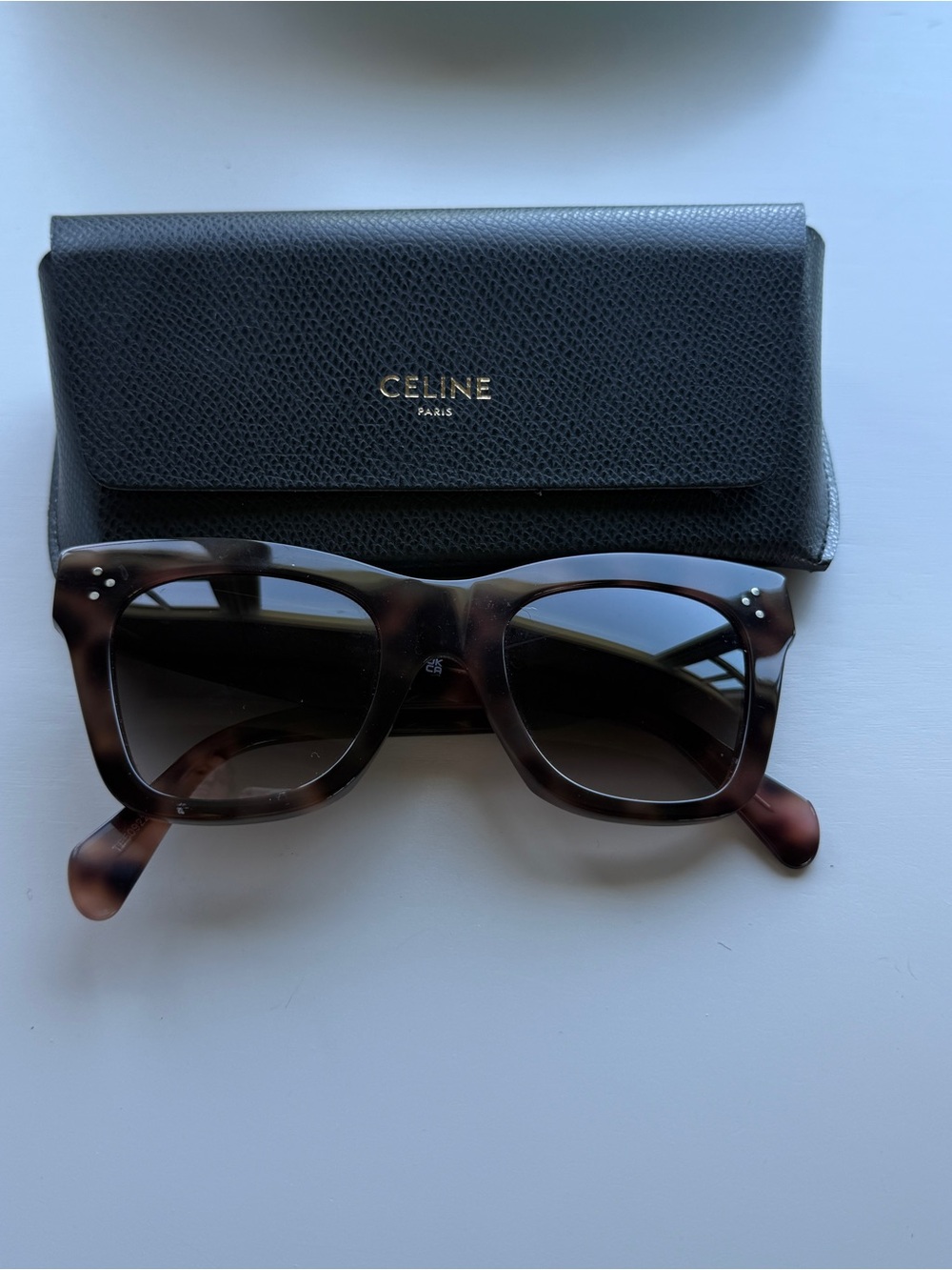 Celine classic cat eye tortoiseshell sunglasses